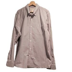 Goodthreads Men's Oxford Long Sleeve Button Down. Size XL. Stripes